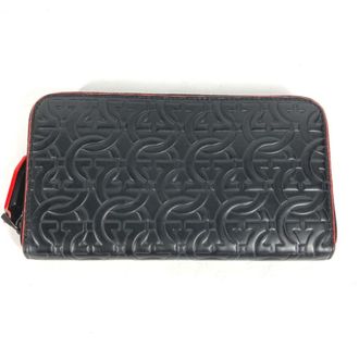 Ferragamo Color Leather Long Wallet (Bi-Fold) (Pre-Owned)