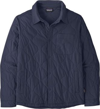 Patagonia Daily Quilted Shirt Jacket Freizeitjacke f&uuml;r Herren | blau