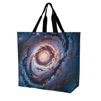Generic Planet Stars And Galaxy Tote Bag Durable Carry Bag Lightweight Shoulder Bags For Yoga Beach Picnic