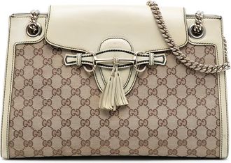 Gucci Pre-owned Gucci Large GG Canvas Emily Shoulder Bag 295403 527066
