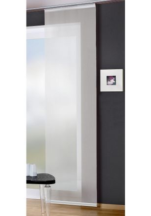 Home Wohnideen Schiebegardine »Wittenhagen« Klettband 1 Stk. tlg. HxB: 245x60, inkl. Befestigungszubehör