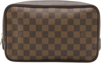 Louis Vuitton Pre-owned Bags, female, Brown, Size: ONE SIZE Pre-owned Damier Pouch