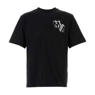 Amiri Camiseta de Algod&oacute;n - Tops - Hombre - Negro - S