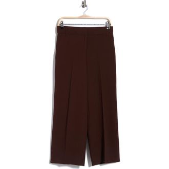 Amanda + Chelsea Wide Leg Crop Pants in Brown at Nordstrom Rack, Size 14