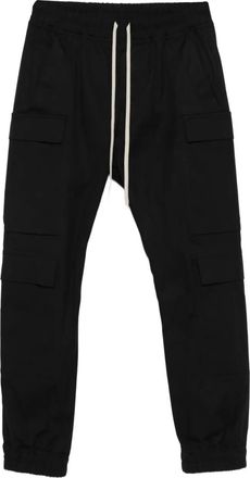Rick Owens Mastodon drawstring cargo pants - Zwart