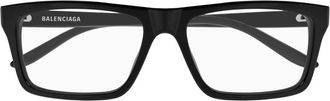 Balenciaga Bb 0499O Optisch Montuur - unisex - Brillen - Zwart - 57 MM - Accessoires