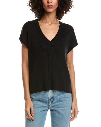 Splendid Georgie V-Neck Cashmere-Blend Sweater