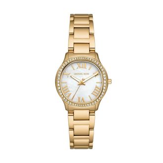 Michael Kors Moderne Gouden Sage Horloge - Dames - Horloges - Geel - ONE Size - Accessoires