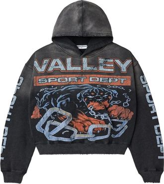 Vale Felpa con stampa e cappuccio - Nero