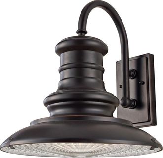 Loops Outdoor IP44 Wall Light Restoration Bronze LED E27 100W d00928