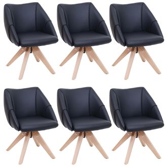 Hhg [nunca Usado] Juego De 6 Sillas De Comedor Hhg-525, Sillas De Cocina, Sillas Giratorias, Sillas Tapizadas, Sillas De Mesa De Comedor, Giratorias, De M