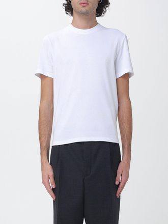 Saint Laurent T-shirt slim fit in cotone con scollo a girocollo