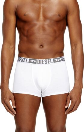 Diesel Three-pack of stretch cotton boxer briefs with tonal waistband - Trunks - Man - Multicolor
