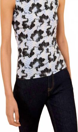 Ulla Johnson Ines Jersey Top In Ciel