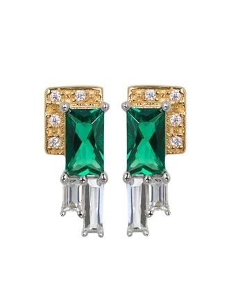 V by Laura Vann Audrey emerald earrings - Oro