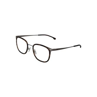 HUGO BOSS Accessoires, Heren, Bruin, ONE Size, Afgeronde Vierkante Monturen