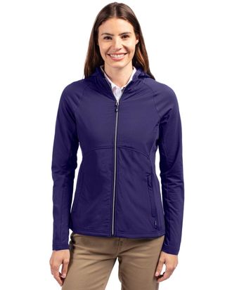 Cutter & Buck Adapt Eco Knit Hybrid Recycled Womens Full Zip Jacket