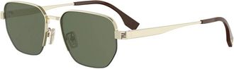 Fendi Sky Zonnebril - unisex - Zonnebrillen - Grijs - 54 MM - Accessoires