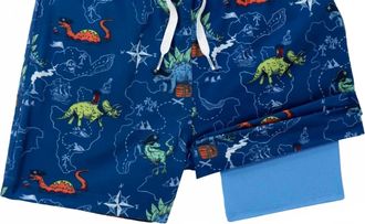Chubbies Mens Rex Marks Swim Trunks In Blue