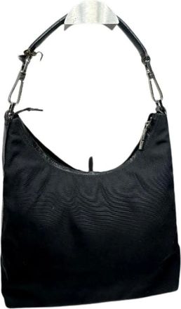 Gucci Pre-owned Shoulder Bags, female, Black, Size: ONE SIZE Pre-owned Leather Shoulder Bag