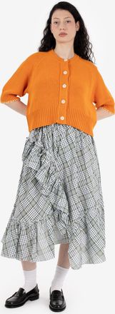 Ymc You Must Create Draped skirt 90 multi verde