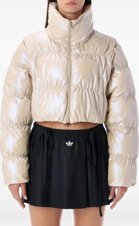 adidas puffer jacket - women - Polyurethane - S - Neutrals