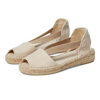 Toni Pons Elora-V Sandals Womens Ecru Vintage Slip On Espadrille ZAP2504