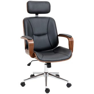 Vinsetto Silla de oficina 63x62x120 cm negro