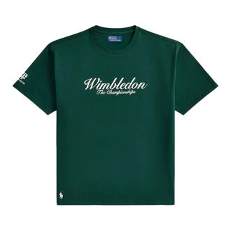 Ralph Lauren T-Shirts, male, Green, Size: XL Wimbledon T-shirt