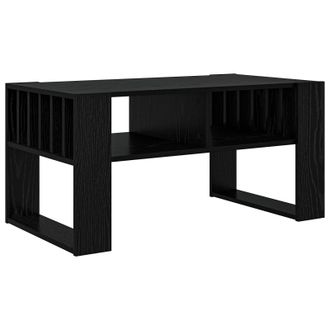 vidaXL Mesa De Caf&eacute; Roble Negro 92 X 49,5 X 45 Cm Madera De Ingenier&iacute;a Vidaxl