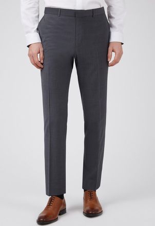 Ted Baker Premium Charcoal Panama Slim Suit Trousers