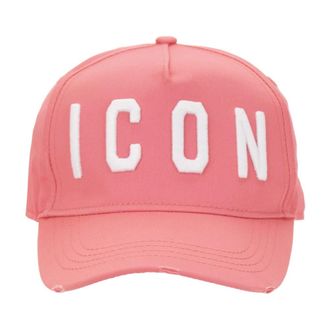 Dsquared2 Cappellino da baseball con logo - - Accessories - unisex - Rosa - ONE SIZE