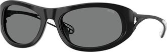 Diesel Stijlvolle zonnebril met kleurcode - unisex - Zonnebrillen - Zwart - 57 MM - Accessoires