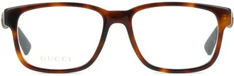Gucci GG0011O002 Tortoiseshell Acetate Eyeglasses - Tortoiseshell