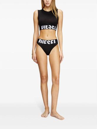 Diesel Logo Underband Tank Top - Black