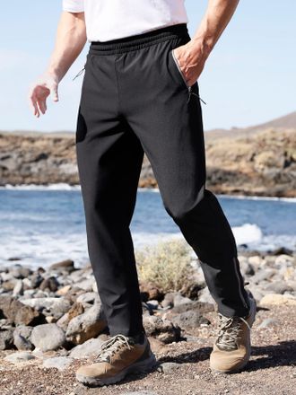 Catamaran Funktionshose CATAMARAN, Herren, Gr. 48, Normalgr&ouml;ssen, schwarz, 93% Polyester, 7% Elasthan, Hosen Funktionshose