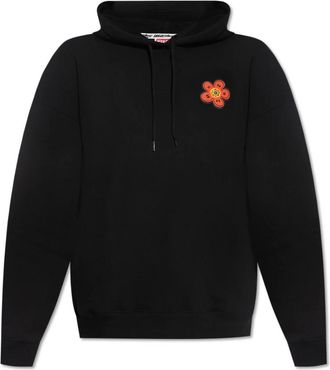 Kenzo Hoodies & sweatvesten, Dames, Zwart, S, Katoen, Sweatshirt met print