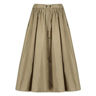Max Mara Midi Skirts, female, Green, Size: 2XS Midi Skirt