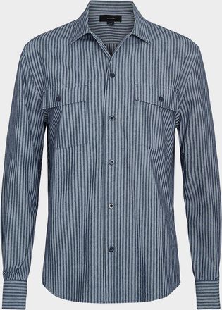 Vince Mens Double Patch Pocket Sport Shirt