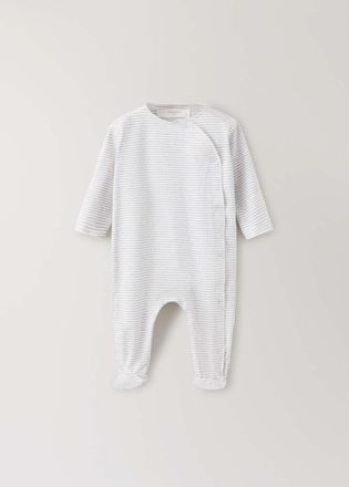 Mango Tuta pigiama bimbo/a cotone righe grigio medio - Home - 12-18 mesi - MANGO HOME