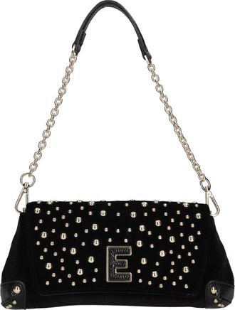Ermanno Scervino Fluwelen Tas - Dames - Schoudertassen - Zwart - ONE Size - Leer - Tassen