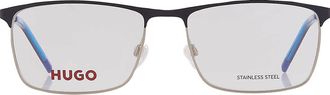 HUGO BOSS Demo Rectangular Mens Eyeglasses HG 1182 0KU0 56