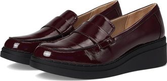 Life Stride Dolce Womens Flat Shoes Wine Red : 9.5 M (B), Faux Leather