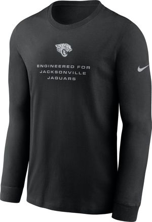 Nike Jacksonville Jaguars Team Issue Nike Mens Dri-FIT NFL Long-Sleeve T-Shirt in Black | 02EW00A9N-ZSZ