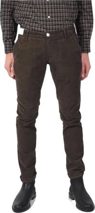Pantaloni Torino Heren, Broeken, Bruin, Maat: W38