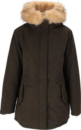 MC2 Saint Barth Parka con pelliccia sintetica - Coats - Mujer - Verde - M