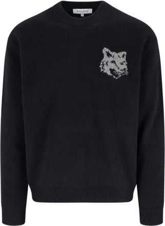Maison Kitsun&eacute; Classic Minimalist Black Sweater