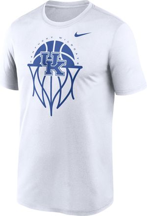 Nike Kentucky Legend Basketball Icon Nike Mens Dri-FIT College T-Shirt in White | NKGK10ANKY-VCH