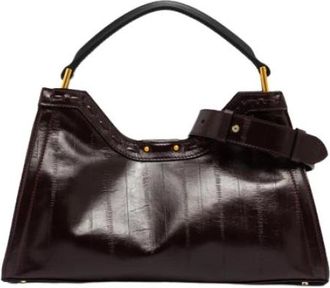 Gianni Chiarini Aurora Handtas - Dames - Handtassen - Rood - ONE Size - Leer - Tassen