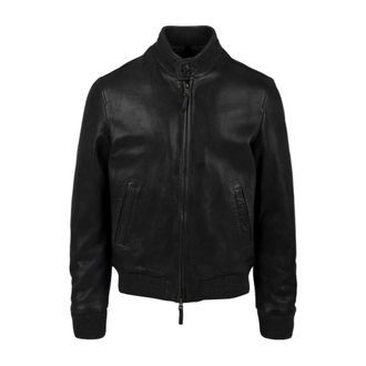 The Jack Leathers Stijlvolle Leren Jassen - Heren - Leren en Su&egrave;de Jassen - Zwart - 2XL - Leer - Jassen